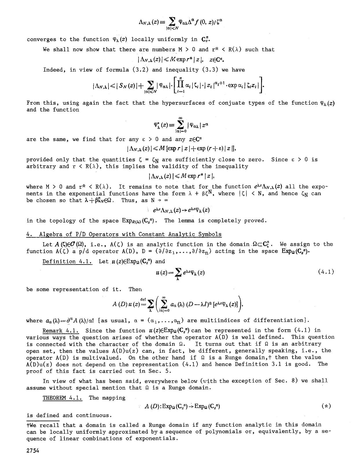 4. Algebra of PD operators with constant analytic symbols by Unknown