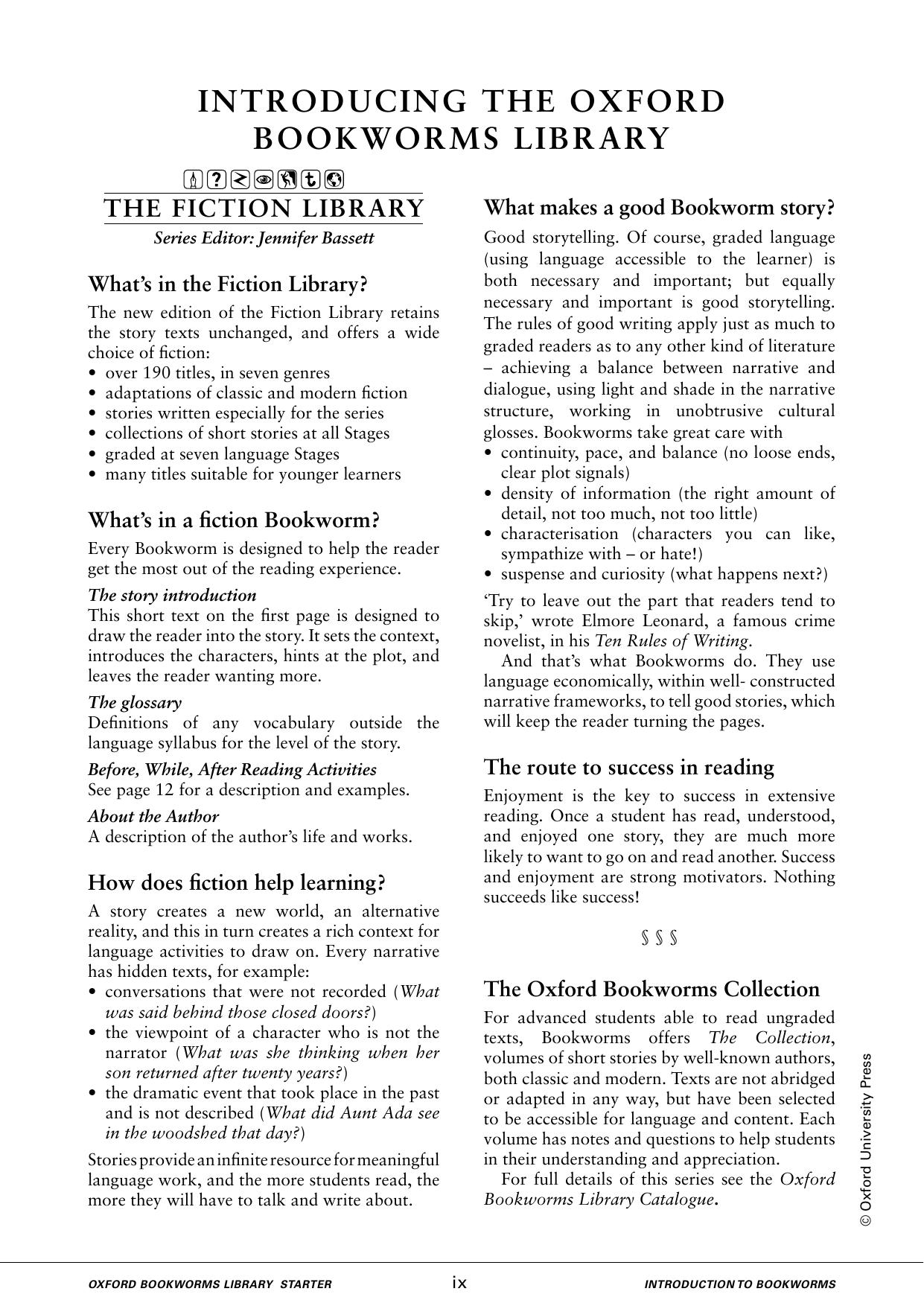 4. Introducing The Oxford Bookworms Library by Unknown