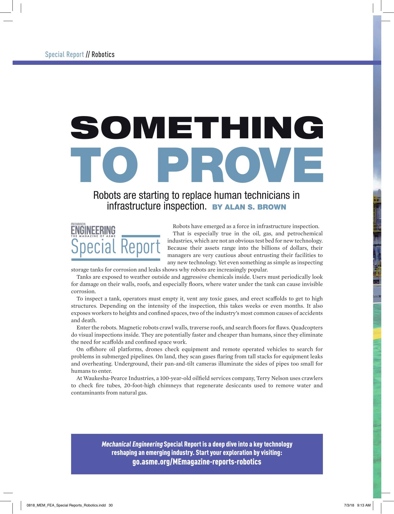 4. Mechanical Engineering 08-2018 ME CoverStory by Unknown