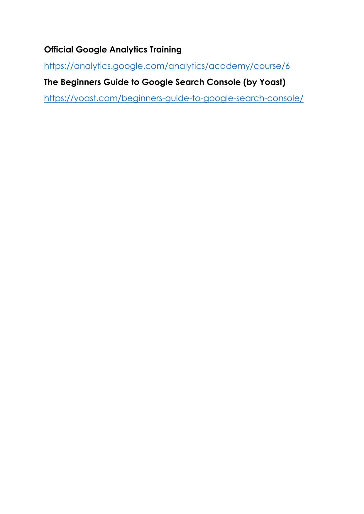 4.1 Google Analytics and Search Console Guides.pdf by Julie Wilson