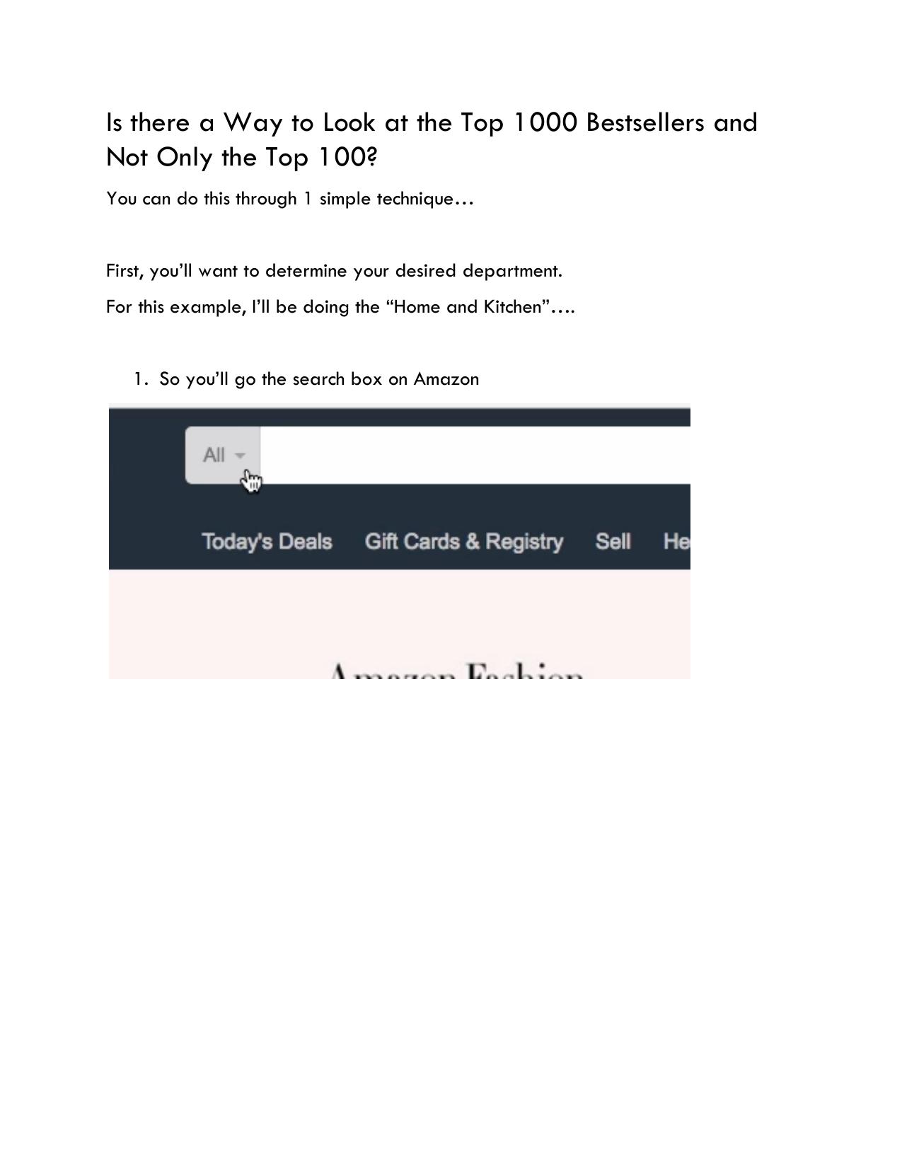 4.1 Is there a Way to Look at the Top 1000 Bestsellers and Not Only the Top 100 PDF copy.pdf by Unknown