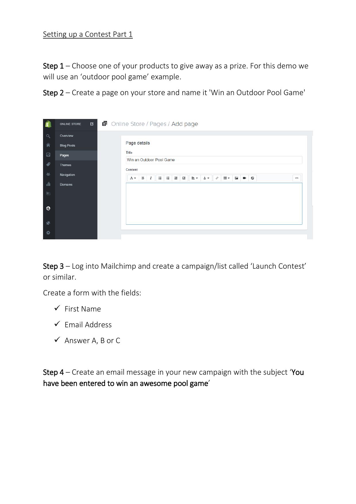 4.1 Setting up a Contest Part 1.pdf by Julie Wilson