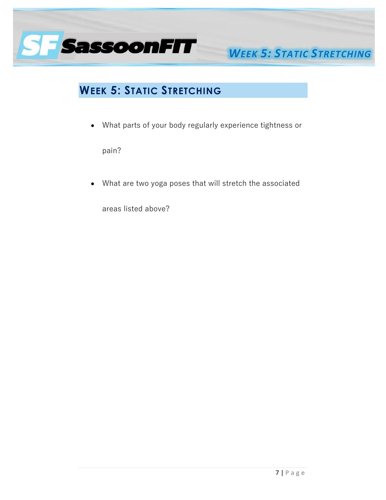 4.2 Static Stretching Assignment.pdf by Gamliel Sassoon