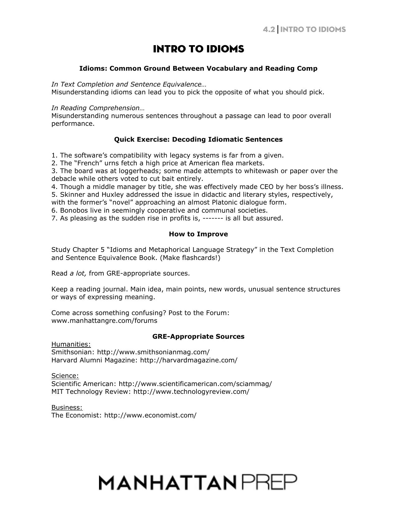 4.2-Intro to Idioms by Jennifer Dziura