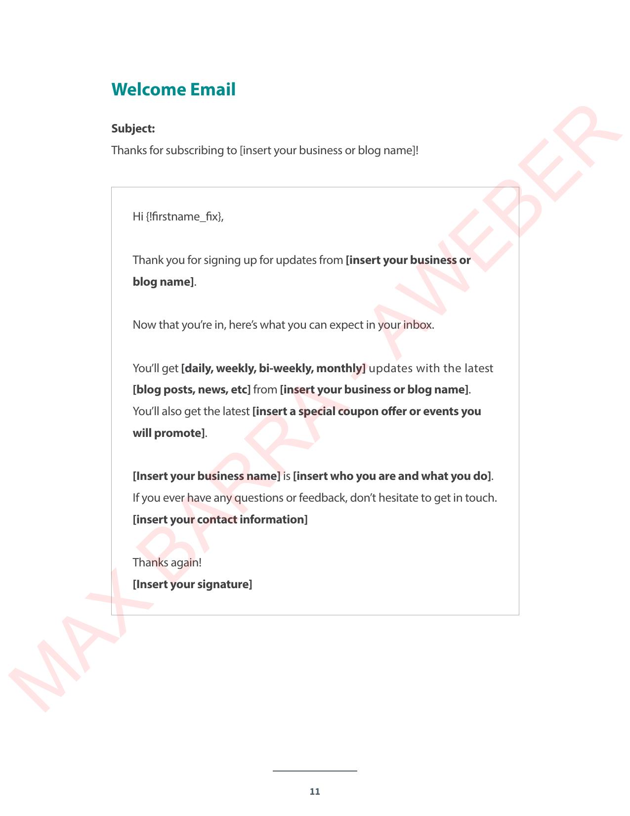 4.21 Welcome Email.pdf by unknow