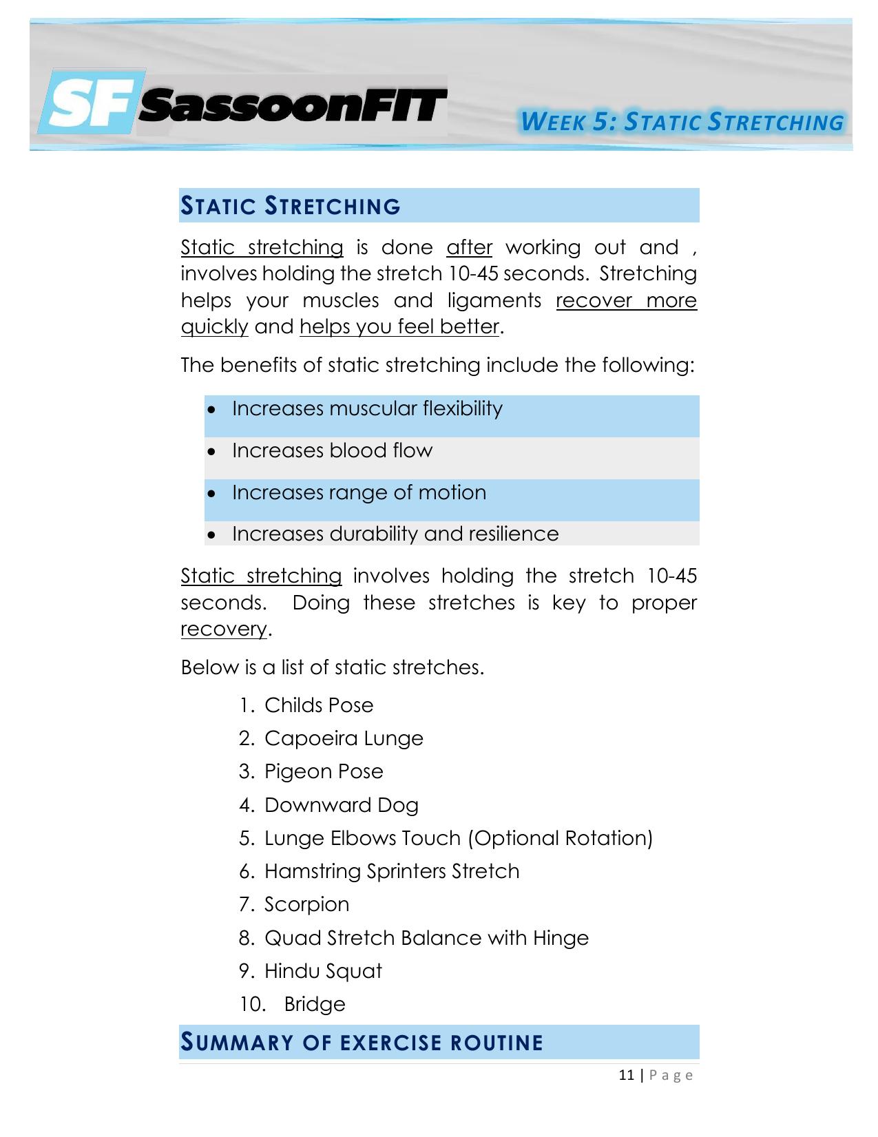 4.3 Static Stretching .pdf by Gamliel Sassoon