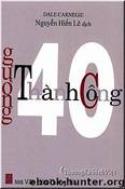 40 Gương Thành Công by Nguyễn Hiến Lê