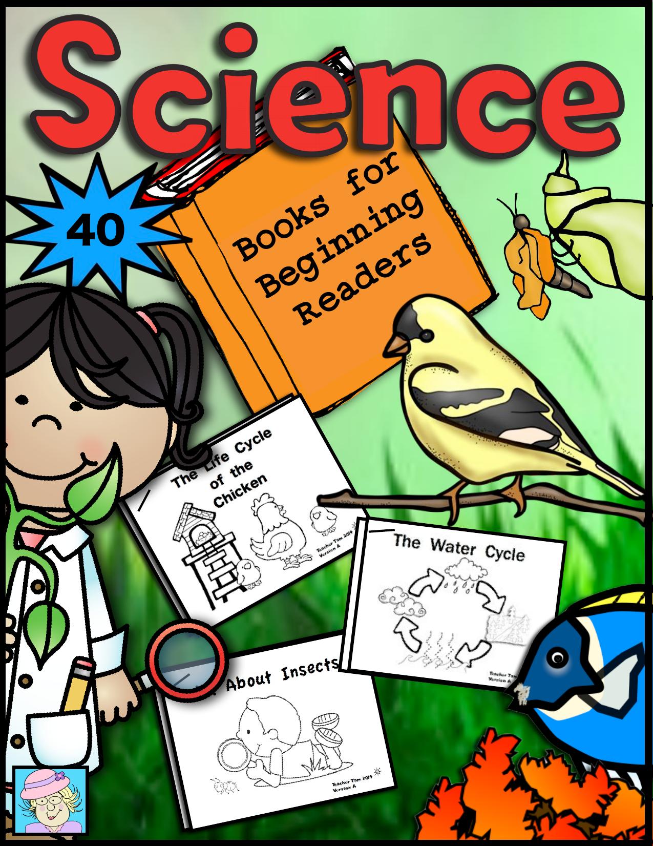 40 Science Books for Beginning Readers by TeacherTam