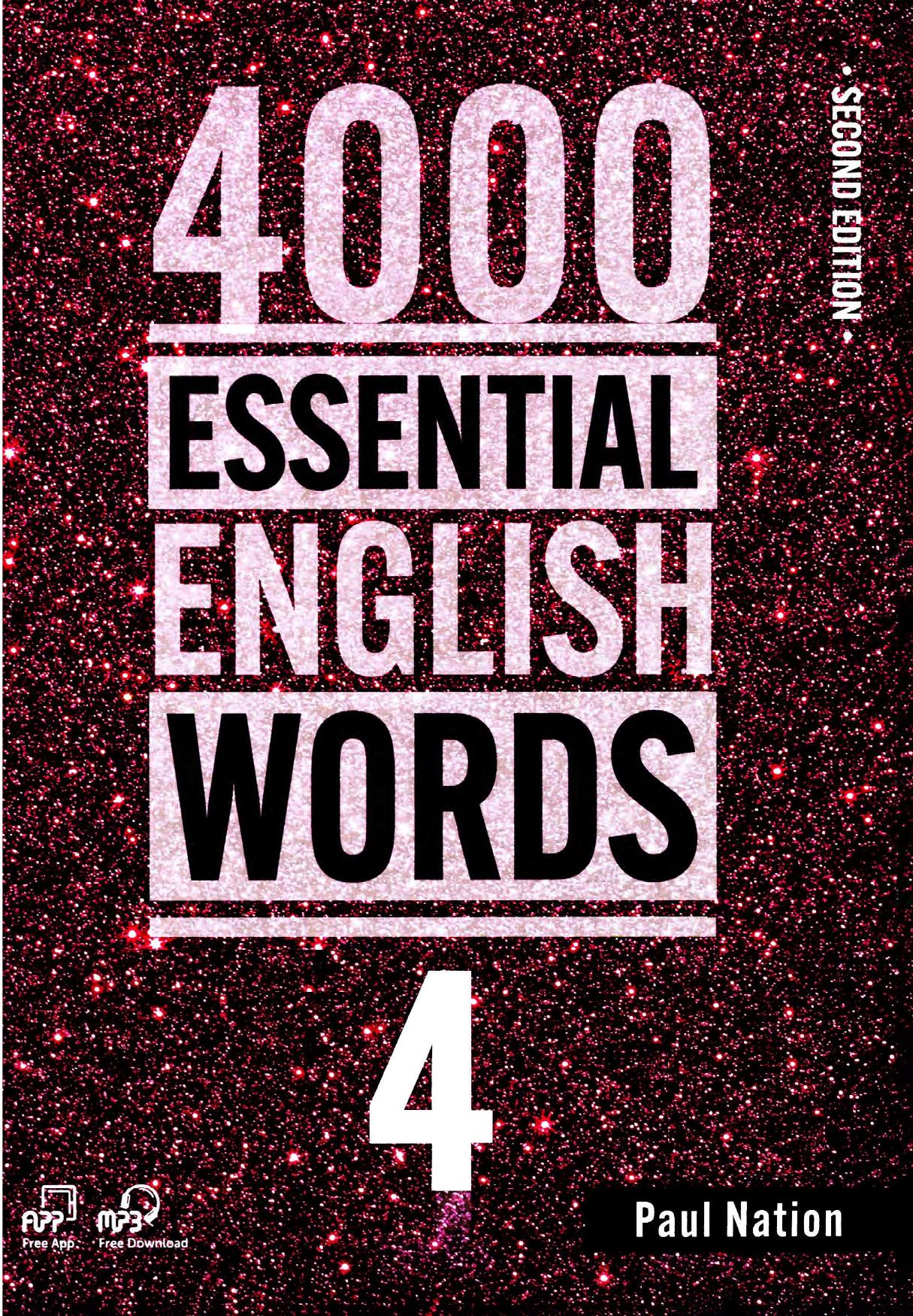 4000 Essential English Words, Book 4, 2nd Edition by Paul Nation Judy Schmauss (editor)