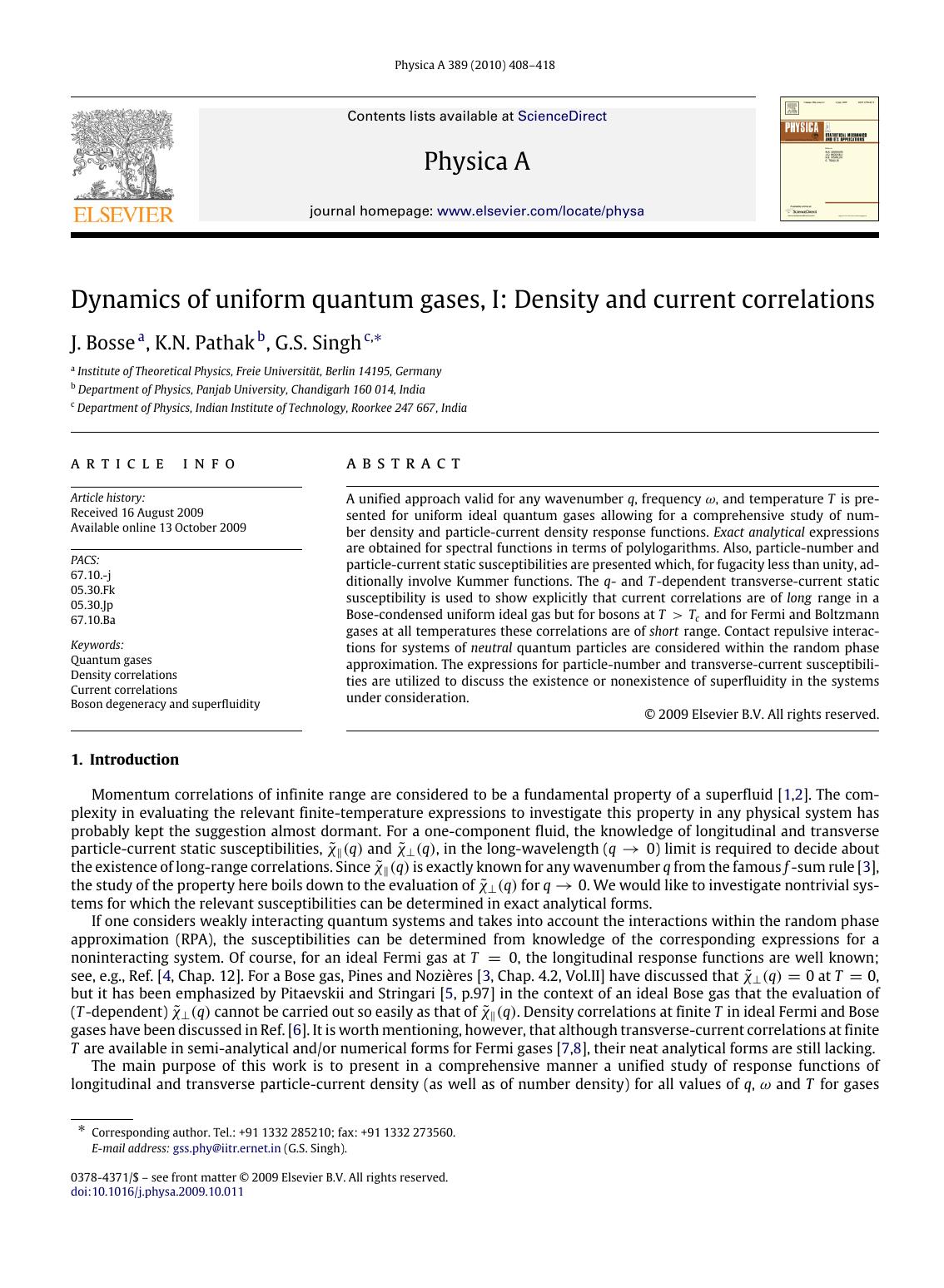 408-418 by J. Bosse; K.N. Pathak; G.S. Singh
