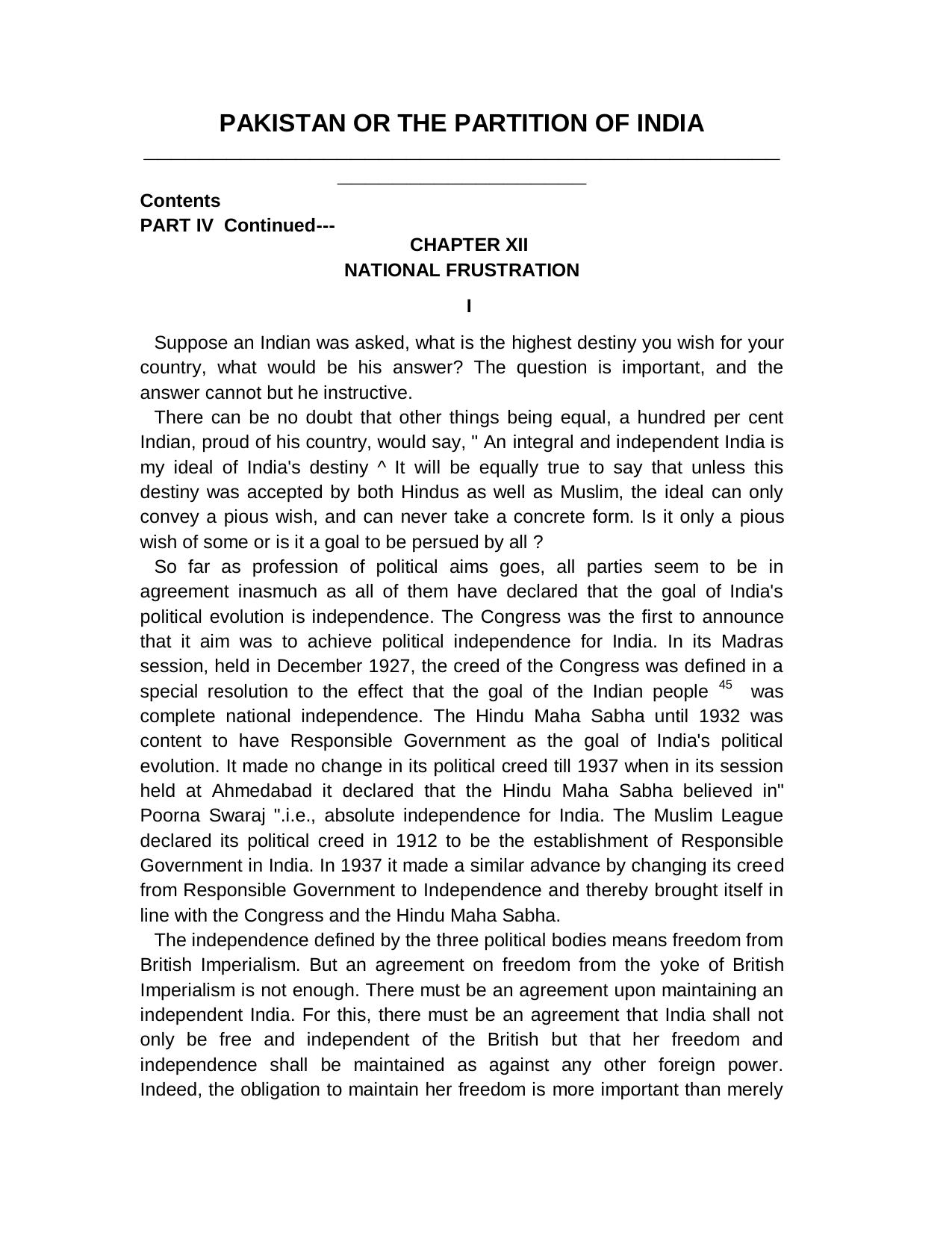 40E2.Pakistan or the Partition of India PART IV by Ref