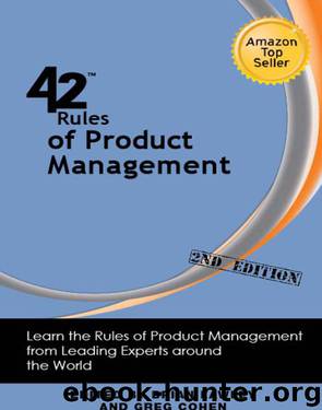 42 Rules of Product Management by Brian Lawley