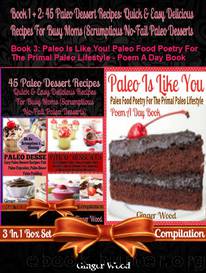 45 Best Paleo Dessert Recipes Quick & Easy Low Fat Delicious Recipes For Busy Moms + Paleo Is Like Y by Ginger Wood
