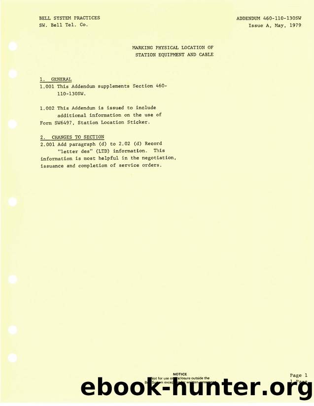 460-110-130SW Add IA by Unknown