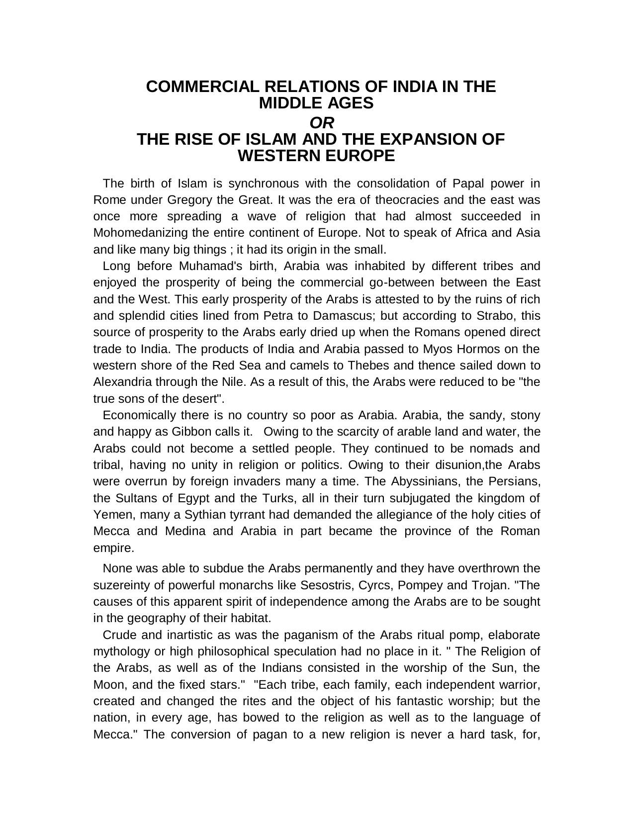 47.Commercial Relations of India in the Middle Ages by ref
