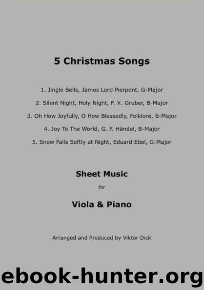 5 Christmas Songs Sheet Music by Victor Dick