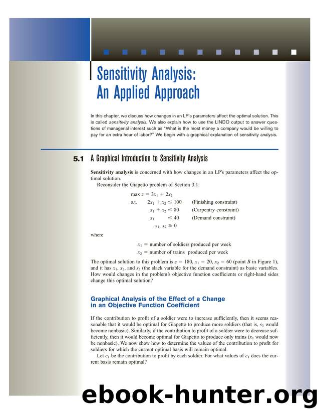 5 Sensitivity Analysis An Applied Approach by Unknown