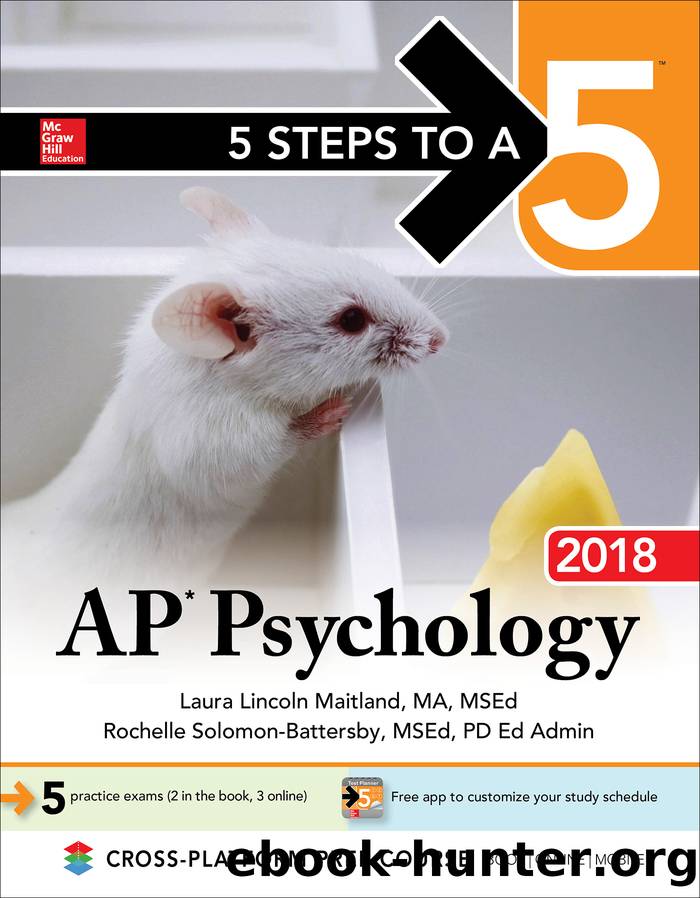 5 Steps to a 5 AP Psychology 2018 edition by Laura Lincoln Maitland