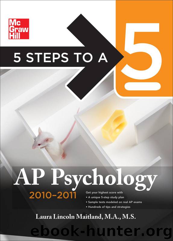 5 Steps to a 5 AP Psychology, 2010-2011 Edition by Laura Lincoln Maitland