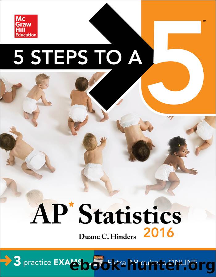 5 Steps to a 5 AP Statistics 2016 by Duane C. Hinders