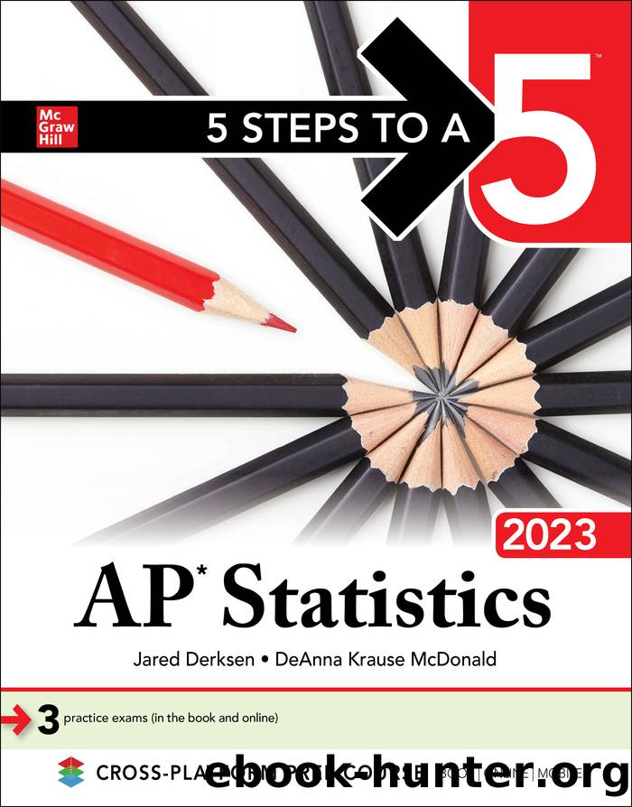 5 Steps to a 5: AP Statistics 2023 by Derksen Jared;McDonald DeAnna Krause;