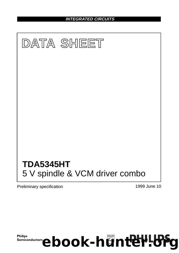5 V spindle & VCM driver combo by Philips Semiconductors