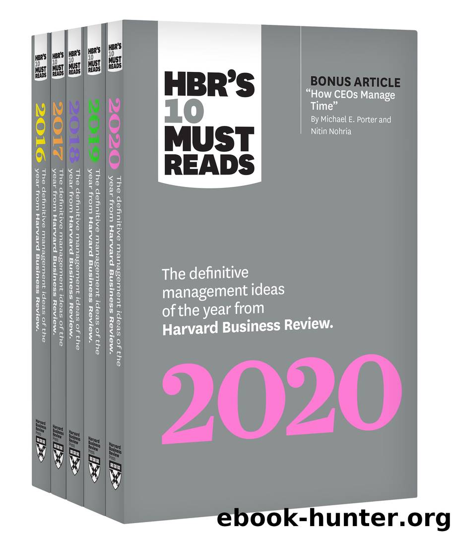 5 Years of Must Reads From HBR: 2020 Edition (5 Books) by Harvard Business Review;Michael E. Porter;Joan C. Williams;Adam Grant;Marcus Buckingham;