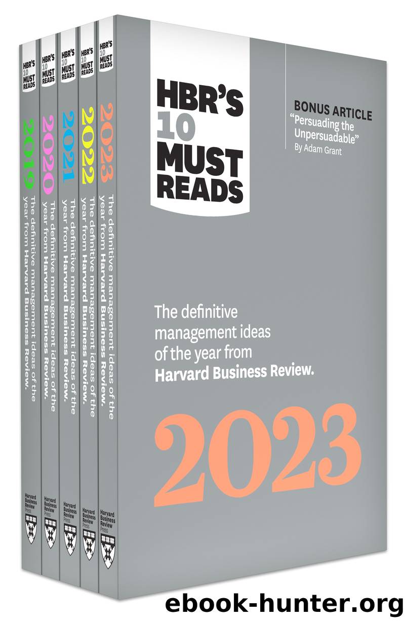 5 Years of Must Reads from HBR: 2023 Edition (5 Books) by Harvard Business Review