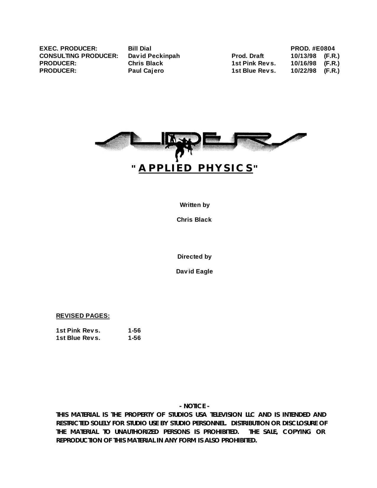 5-02 Applied Physics Script by Administrator