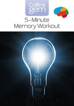 5-Minute Memory Workout (Collins Gem) by sean callery