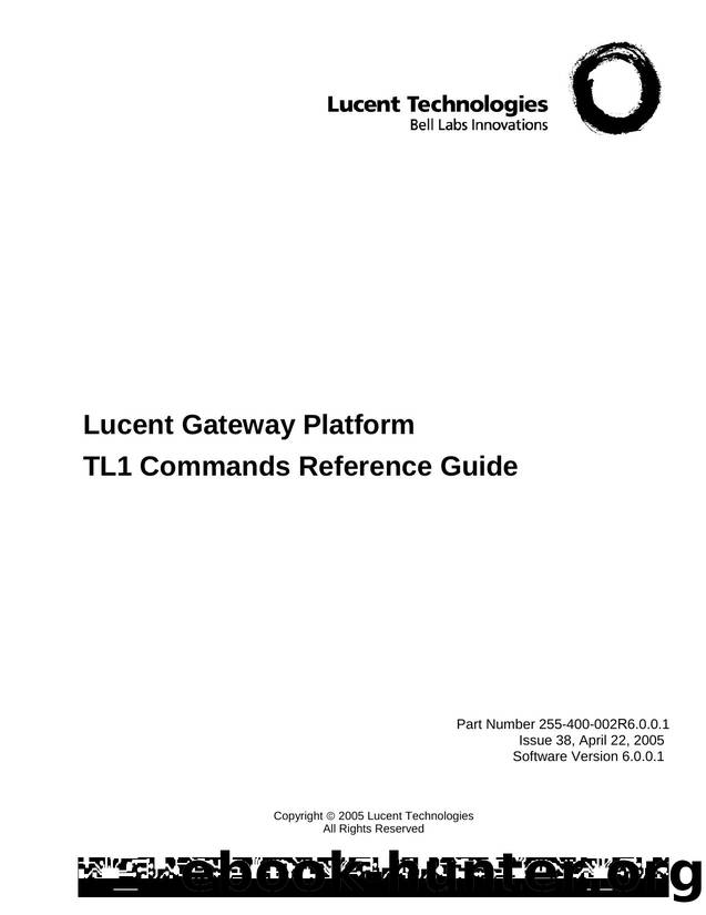 5.0 TL1 Reference Guide by mboasberg