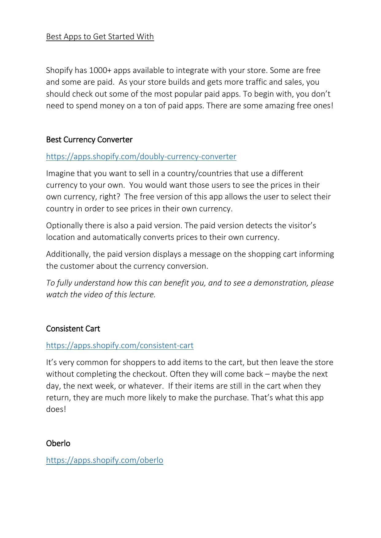 5.1 Best Apps to Get Started With.pdf by Julie Wilson