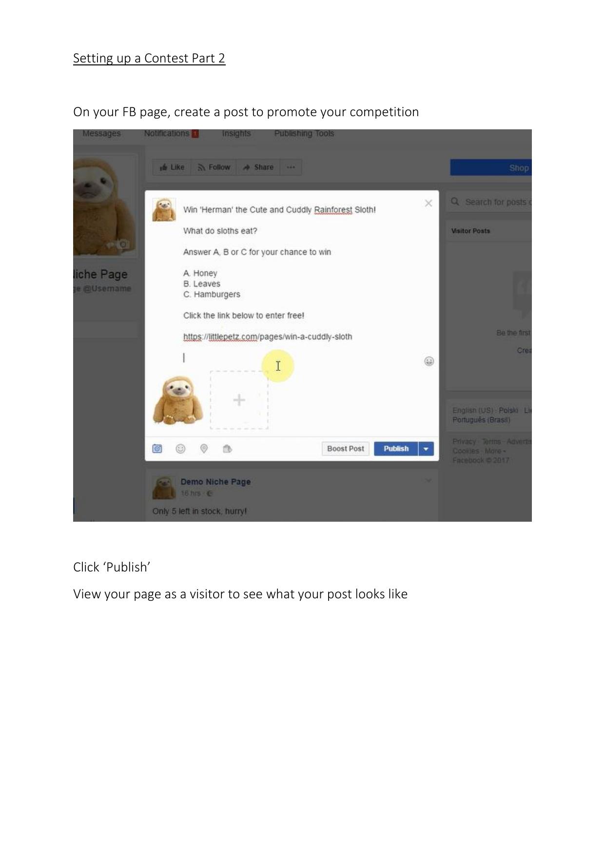 5.1 Setting up a Contest Part 2.pdf by Julie Wilson