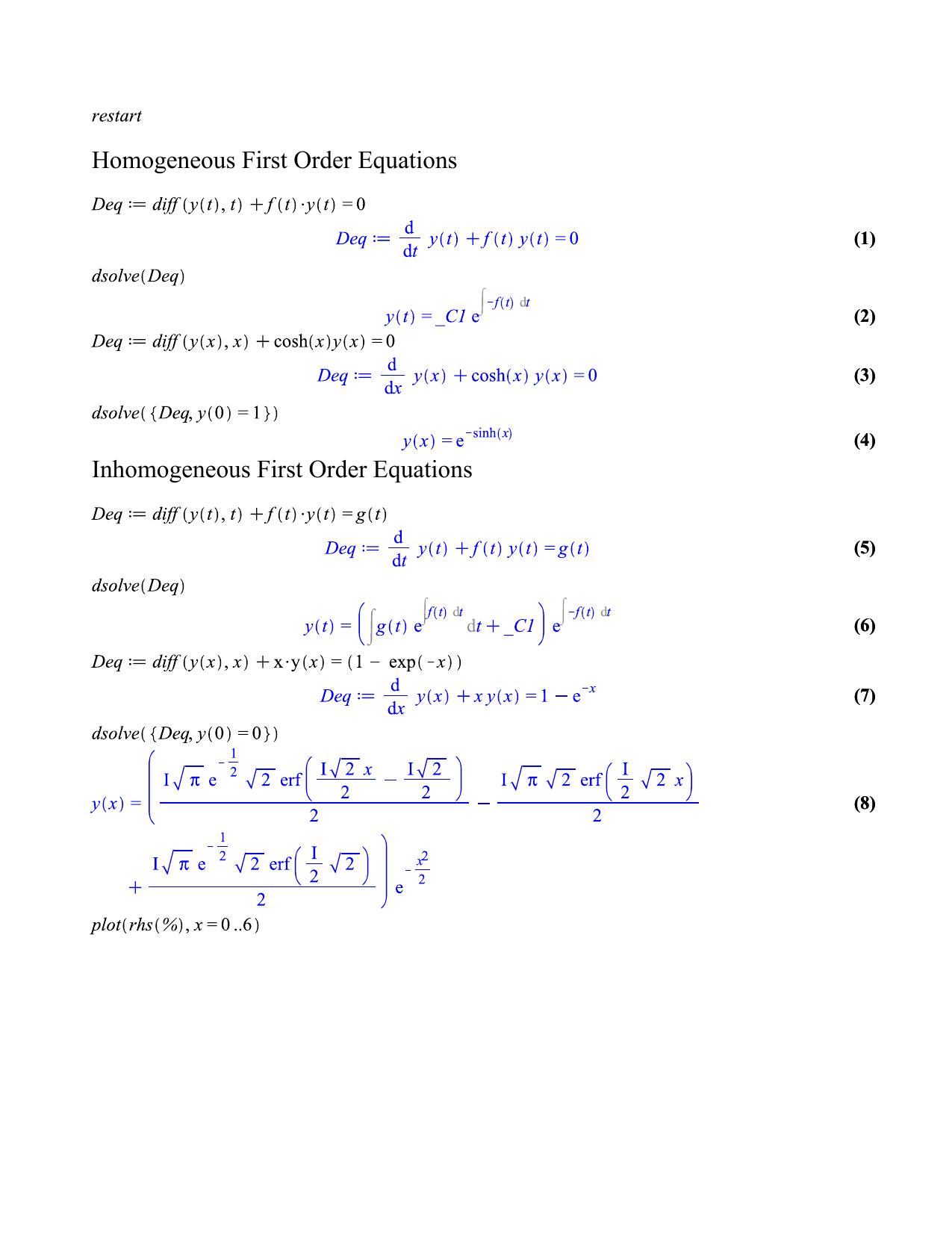 5.2 First Order Equations by Unknown