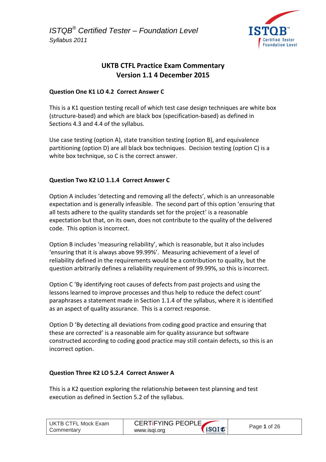 5.2 UKTB Foundation Practice Exam Commentary V 1-2 by Brian Hambling