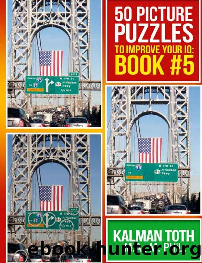 50 Picture Puzzles to Improve Your IQ: Book #5 by Kalman Toth M.A. M.PHIL