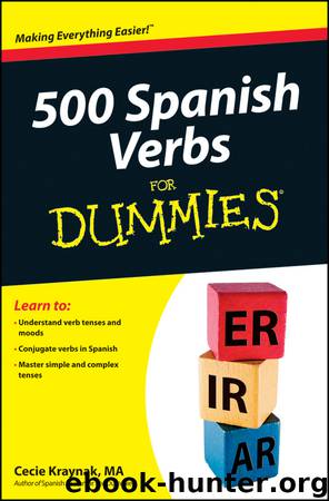 500 Spanish Verbs For Dummies by Cecie Kraynak
