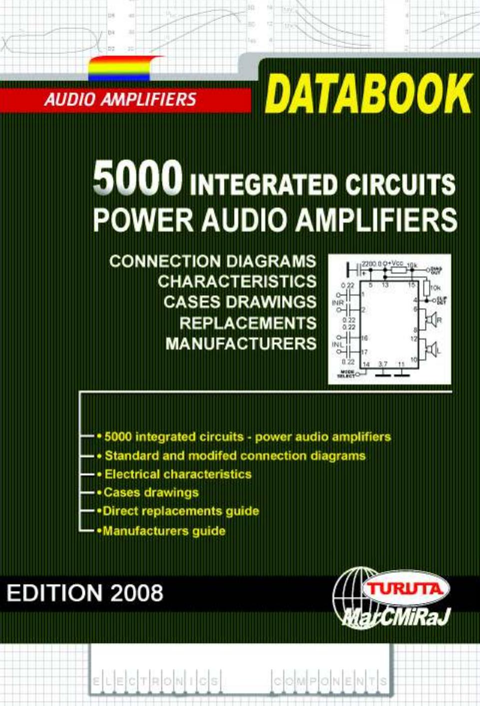 5000 Integrated Circuits Power Audio Amplifiers, Databook by Eugene Turuta