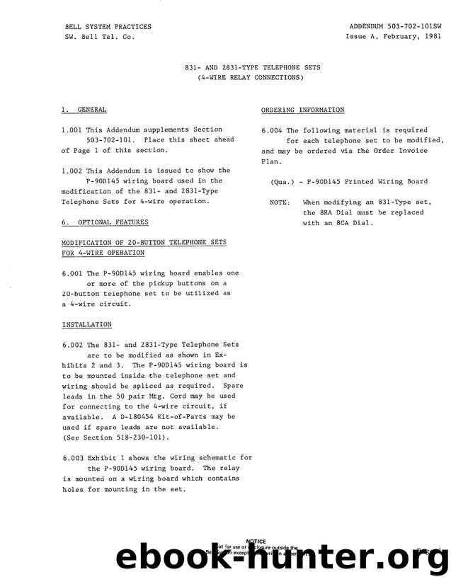 503-702-101SW Add IA by Unknown