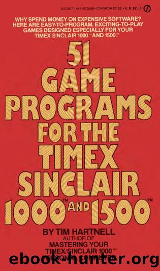 51 Game Programs for the Timex Sinclair 1000 and 1500 by Unknown