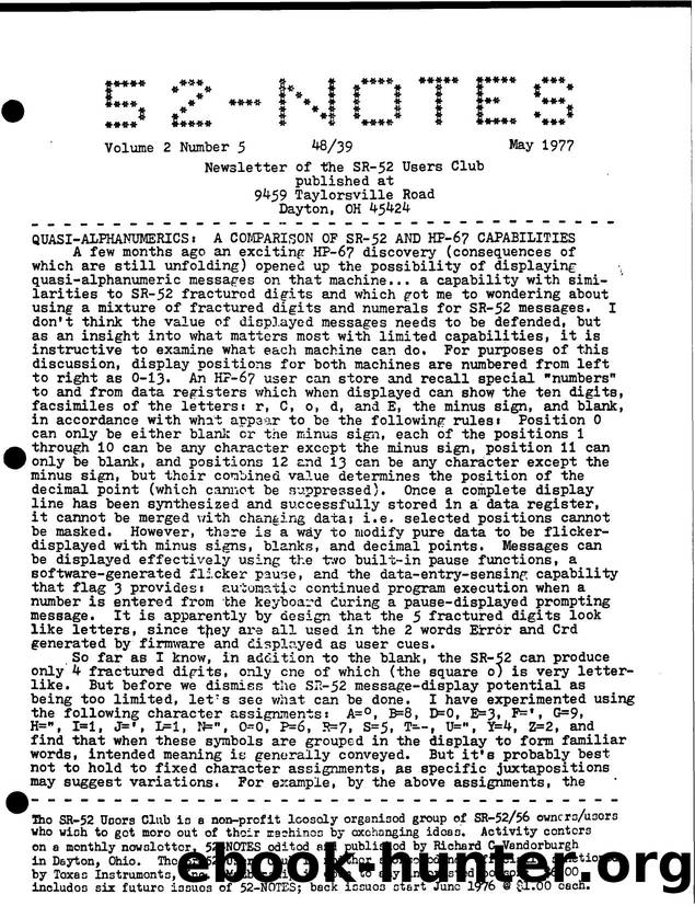 52 Notes 05-77 by Unknown