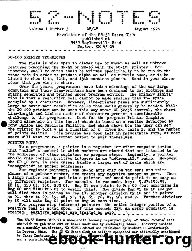 52 Notes 08-76 by Unknown