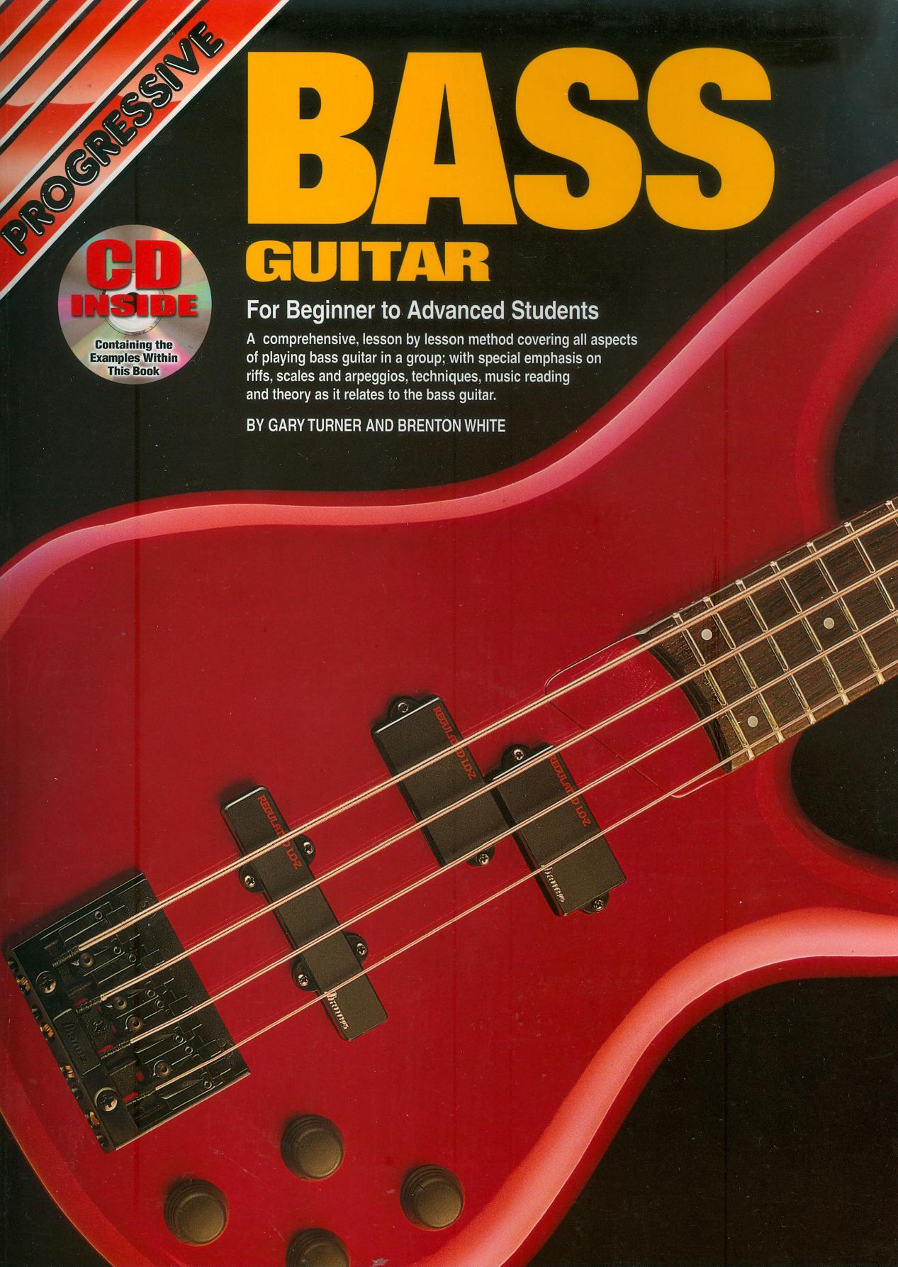 54044 - Progressive Bass - Book/Online Video & Audio by Gary Turner and Brenton White