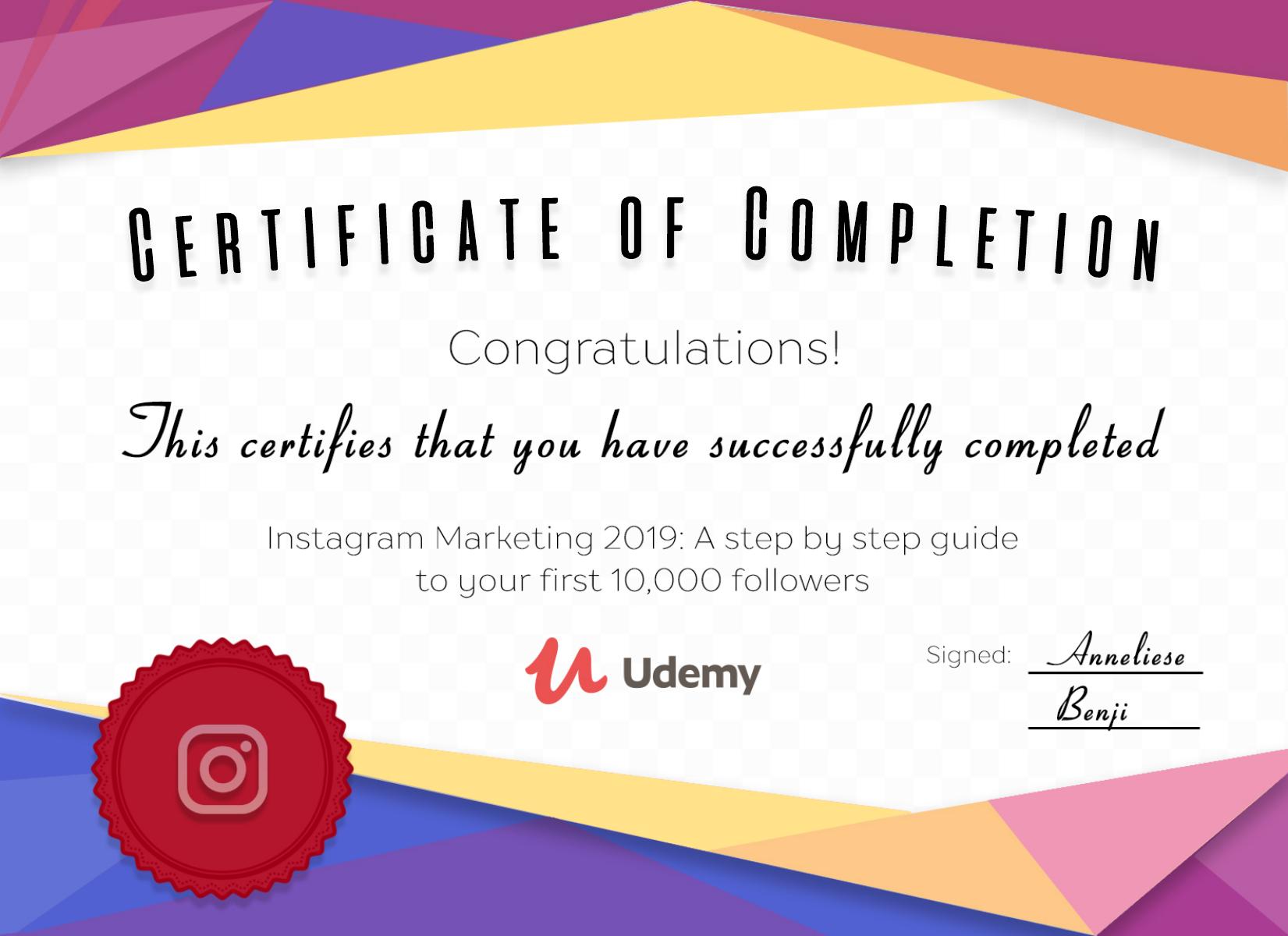 56.1 Cetificate of Completion 2019.pdf by Unknown