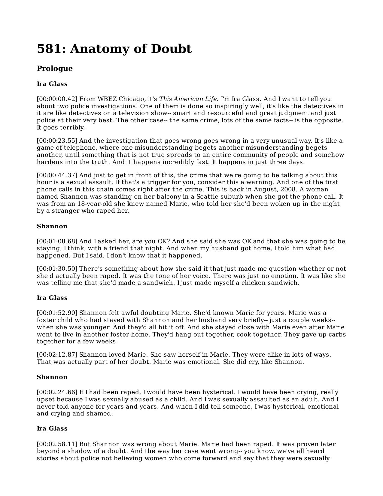 581 Anatomy of Doubt by unknow