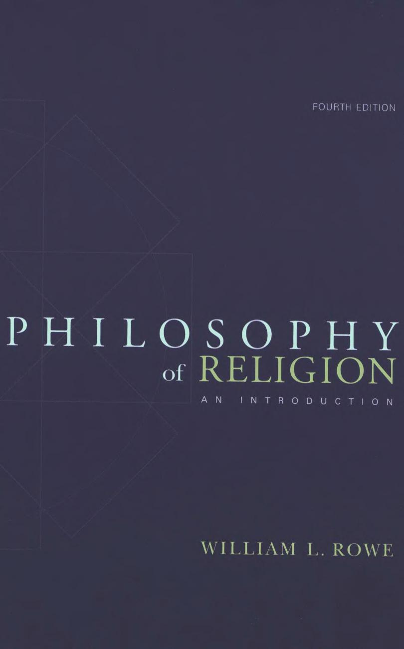 58845701-William-Rowe-Philosophy-of-Religion-An-Introduction-4th-Edition by Unknown