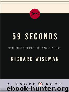 59 Seconds by Richard Wiseman