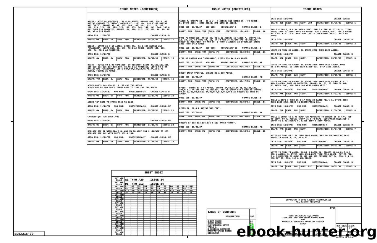 5ESS SWITCHING EQUIPMENT TERMINAL AND PROCESSOR CONNECTION FOR OPERATOR SERVICES POSITION SYSTEM EXPORT by Unknown