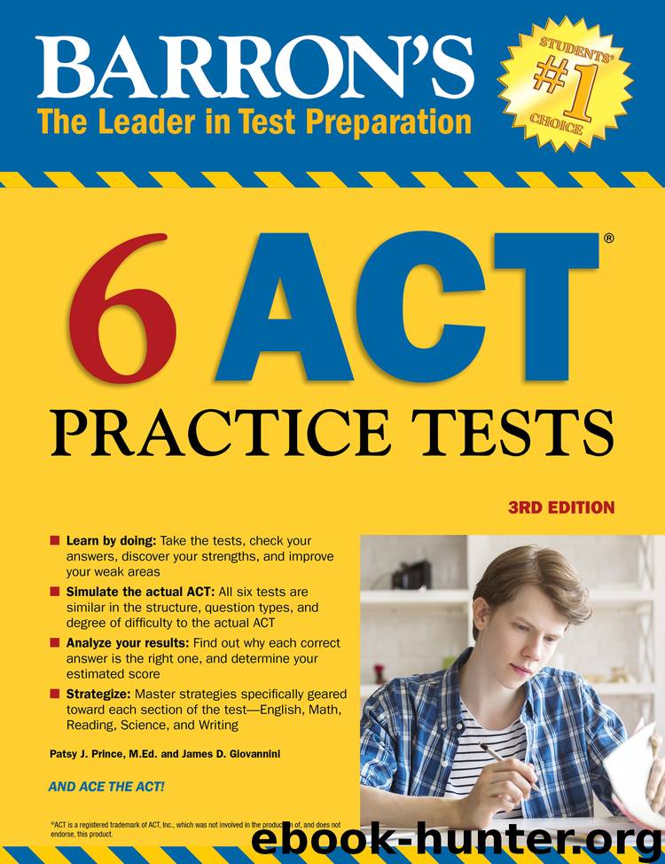 6 ACT Practice Tests by Patsy J. Prince