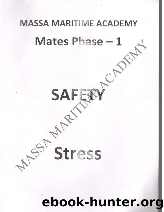 6 SAFETY STRESS by Unknown